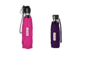 MINI & TRAVELER UMBRELLA COMBO PACK UMBRELLA Davek Accessories, Inc. PLUM FUCHSIA PINK 