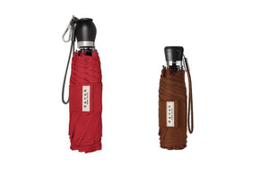 MINI & TRAVELER UMBRELLA COMBO PACK UMBRELLA Davek Accessories, Inc. COCOA CLASSIC RED 