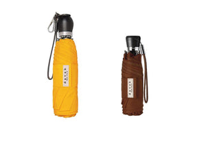 MINI & TRAVELER UMBRELLA COMBO PACK UMBRELLA Davek Accessories, Inc. COCOA YELLOW (SOLD OUT) 