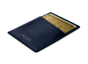 DAVEK CARDSLEEVE with pull tab for easy card access - NAVY