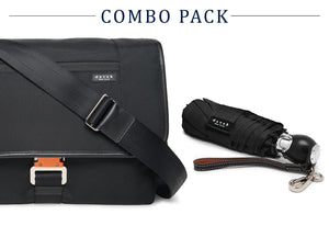 NYLON MESSENGER & TRAVELER COMBO PACK Bags Davek Accessories, Inc. 
